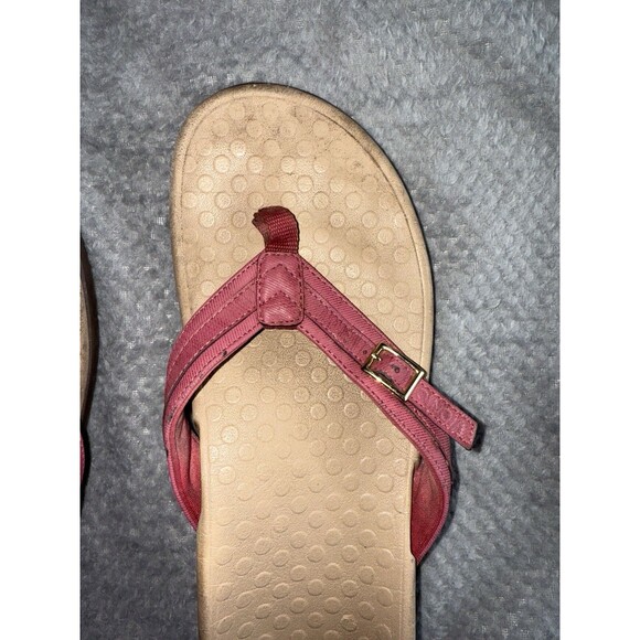 Vionic Red and Tan Sandals - Picture 2 of 12